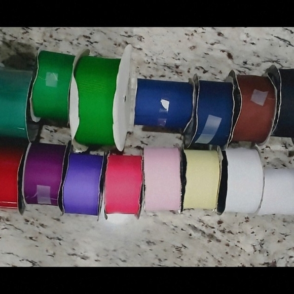 RIBBON All sizes/colors/ patterns/fabrics, 70-100 rolls Holiday/Bows/Scrapbook - Picture 4 of 14